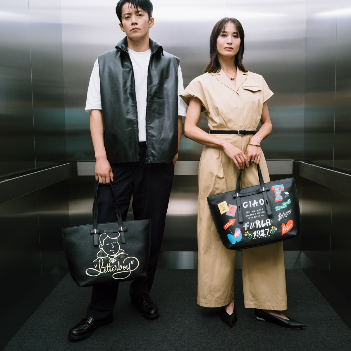小栗旬を起用、フルラがアイコンバッグ「フルラ ジョベ」1周年を記念