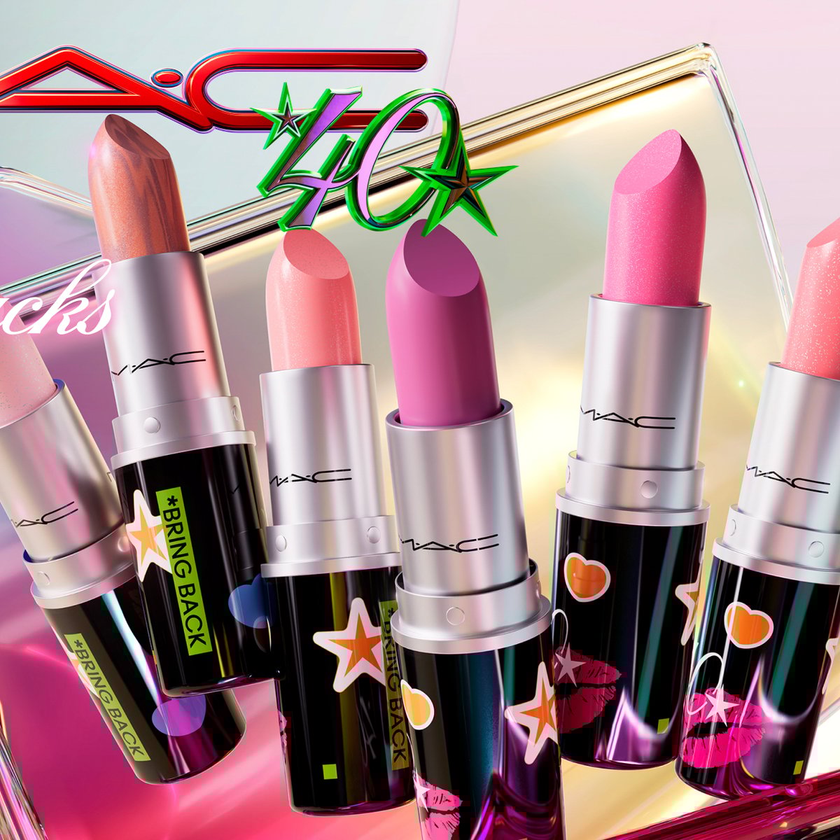 M·A·C」がブランド誕生40周年記念で人気リップを限定復刻 歴代人気の8色