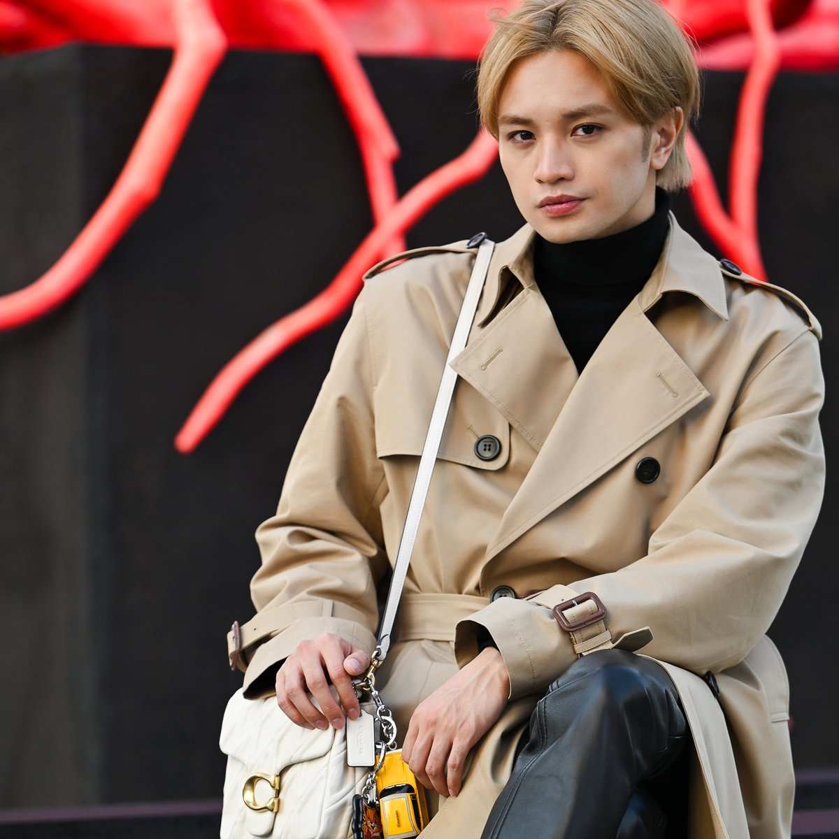 SALE【coach】中島健人さん着用 タイムズ スクエア ショルダー 中島健人さん着用【COACH】タイムズ スクエア ショルダーバッグ