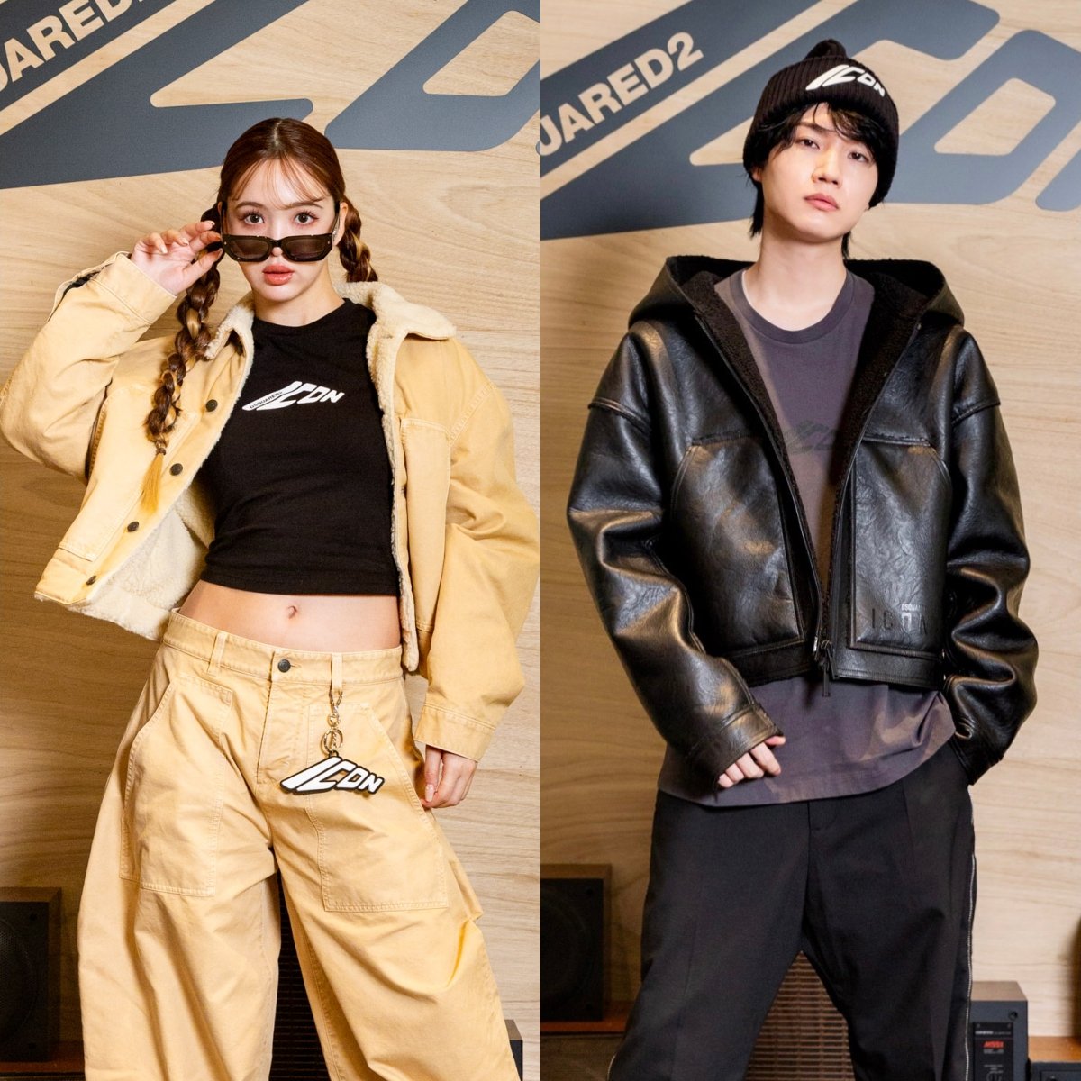 藤田ニコルと桜田通がまとう「アイコン ニュー ジェネレーション