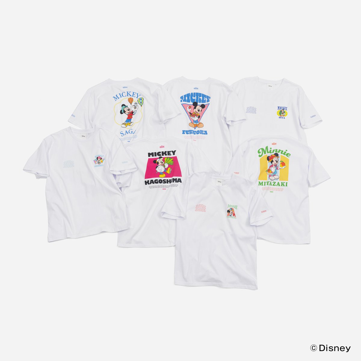 ディズニーご当地Tシャツ　長野県 47都道府県のご当地ディズニーTシャツを12月20日（金）より