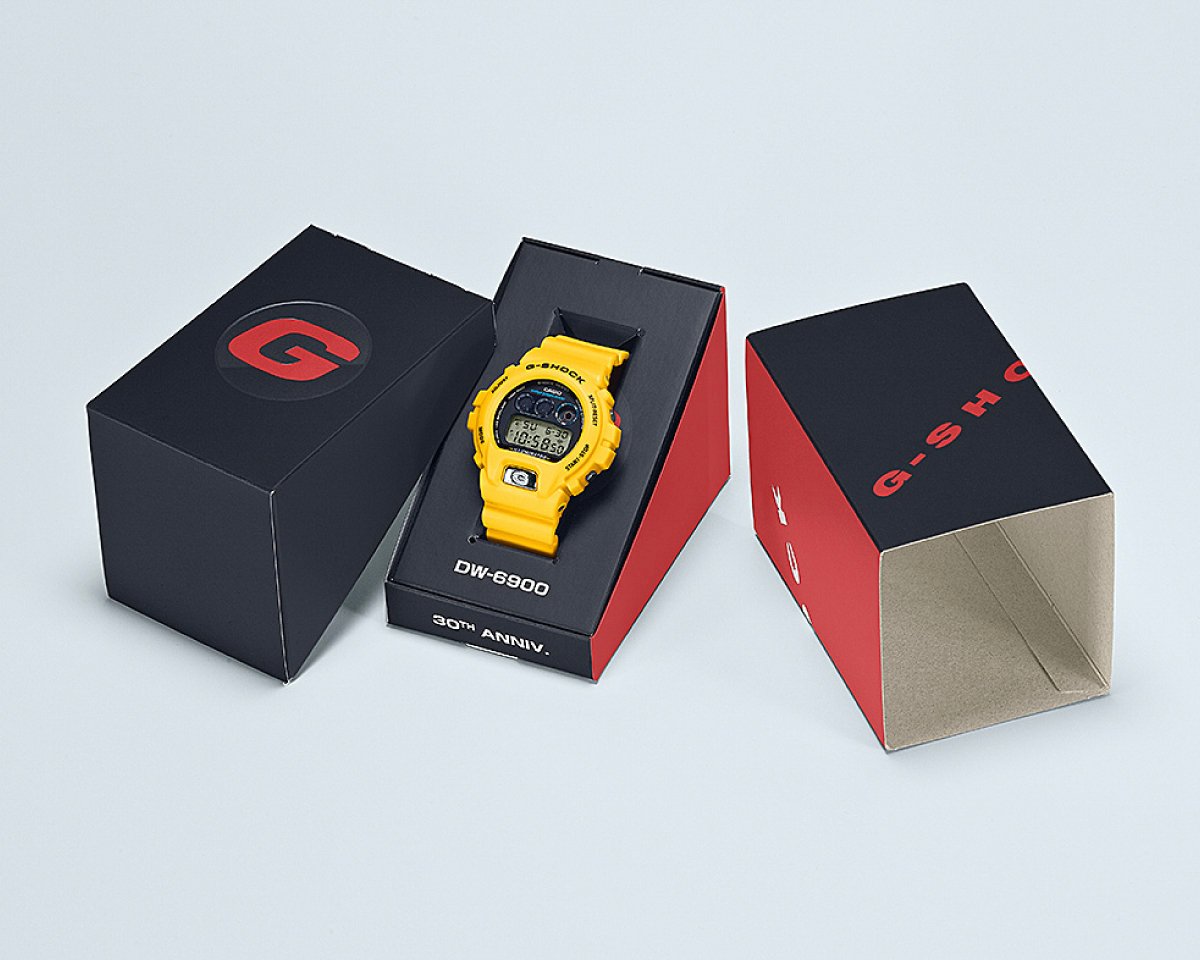Gショック、「DW-6900」誕生30周年記念モデルを発売 90年代風の3色展開