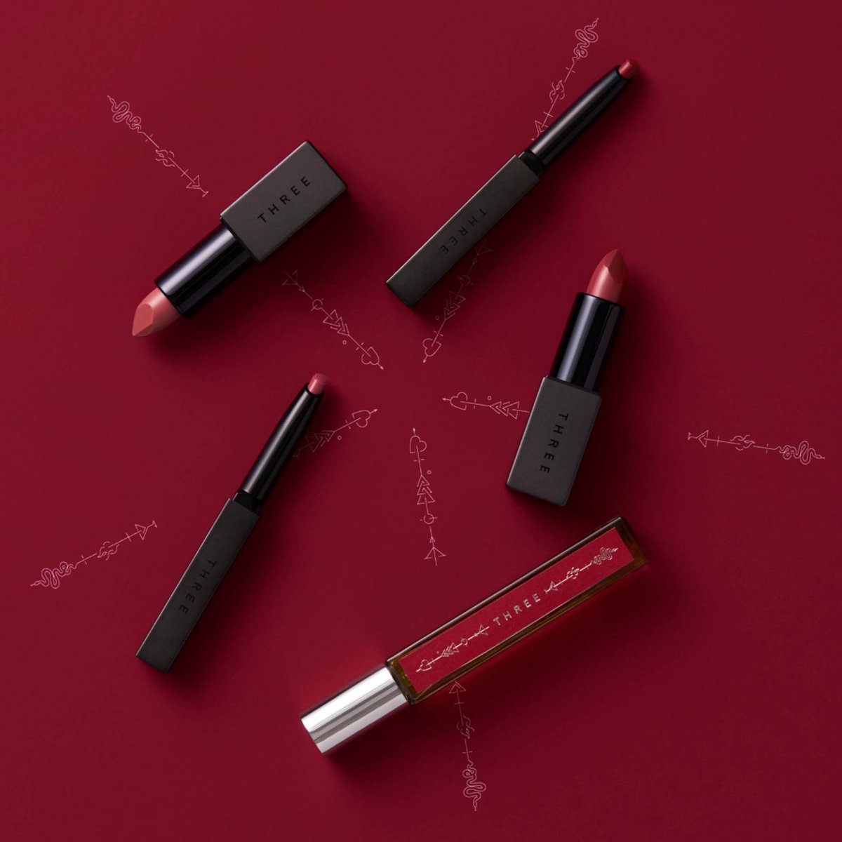 THREEからバレンタイン限定コレクションが登場 リップとオードトワレ