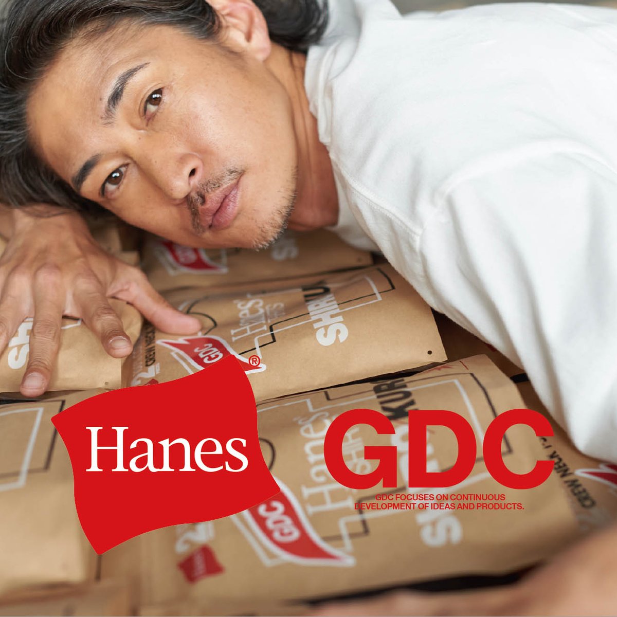 GDC kinski Tシャツ 窪塚洋介 纏うは窪塚洋介！ 熊谷隆志が手がけるGDCがヘインズとのチーム