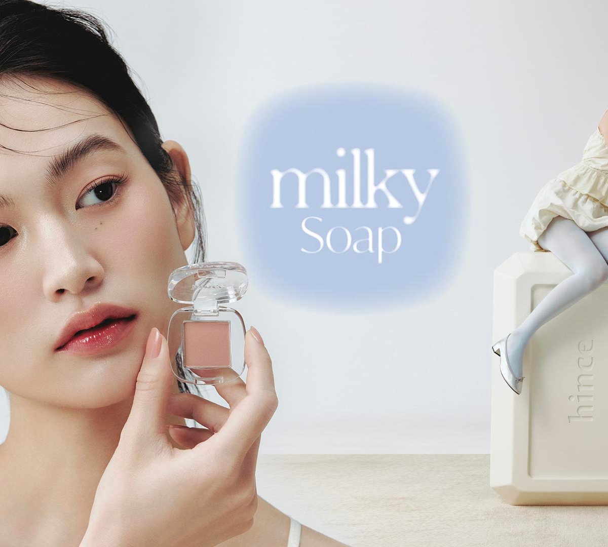 ヒンスから「ミルキーソープコレクション」が登場 “洗いたての素肌”の