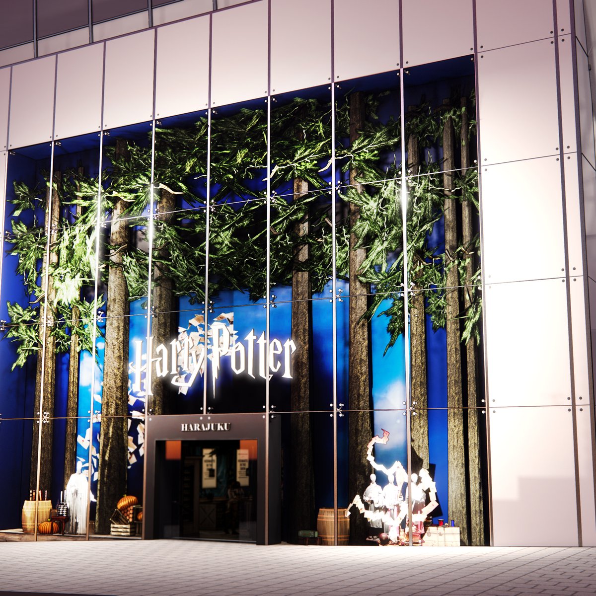 ハリーポッター原宿旗艦店オープン記念　リトグラフ　500枚限定 ハリーポッター原宿旗艦店オープン記念 リトグラフ 500枚限定