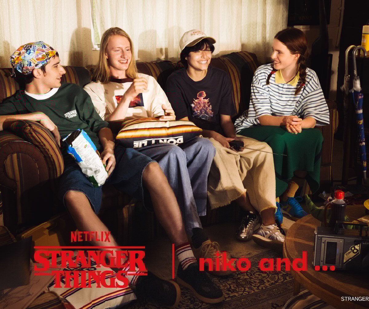ニコアンドが「ストレンジャー・シングス」と初のコラボアイテムを発売