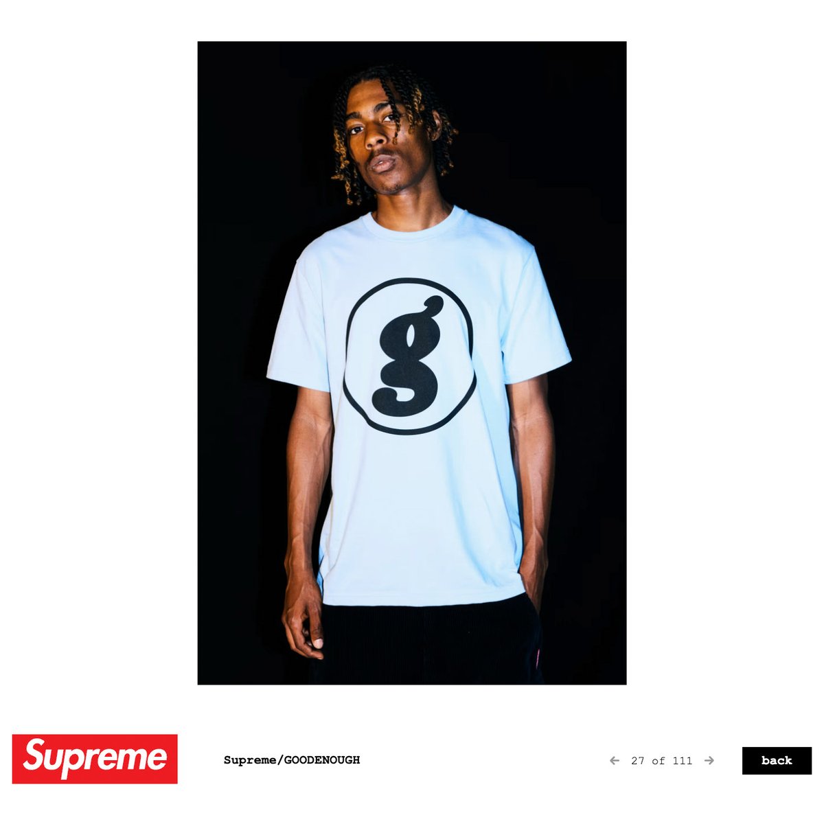 SUPREME グッドイナフコラボ2025 GOOD ENOUGH × SUPREME 2025SS WEEK 15 国内6月7日発売予定 国内
