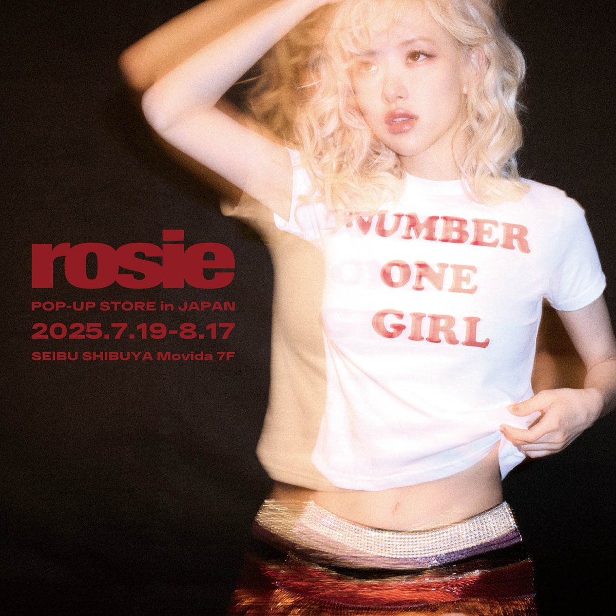 BLACKPINK ロゼ rosie ポップアップ限定 チェキ トレカ rosie-20250708-2b4fa59b-0b70-