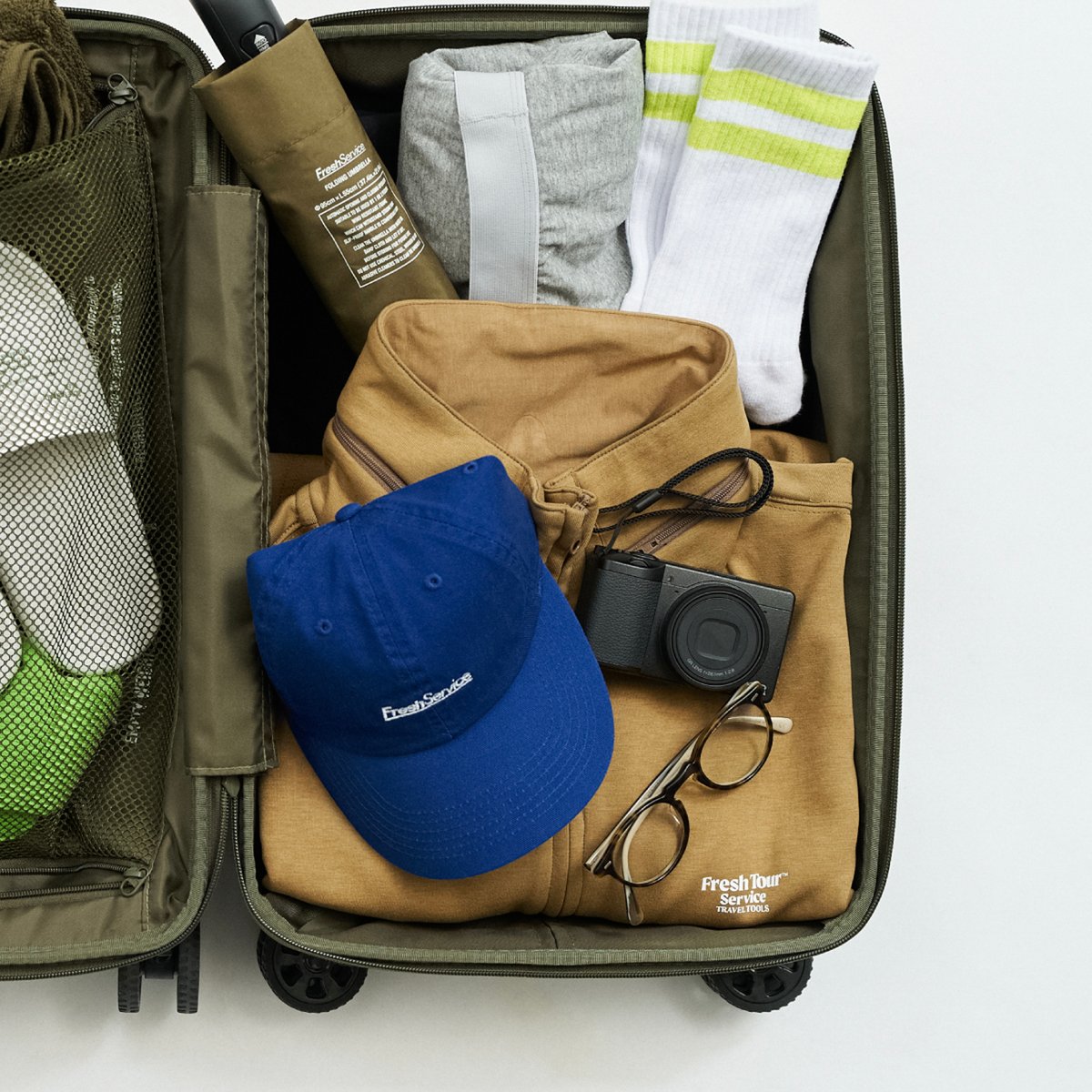 フレッシュサービスが「旅」に着目した新ラインを発表 ウェアや雑貨を