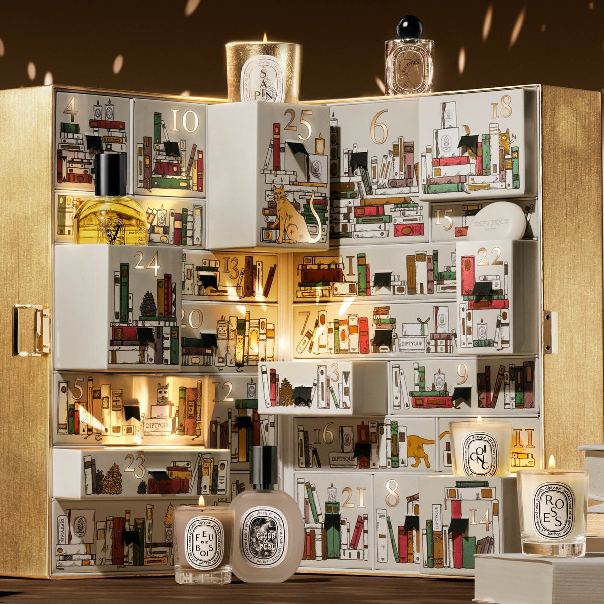 diptyque ディプティック ホリデーコレクション スノードーム カレンダー 2024年クリスマスコフレ】「ディプティック」のホリデー第1弾は