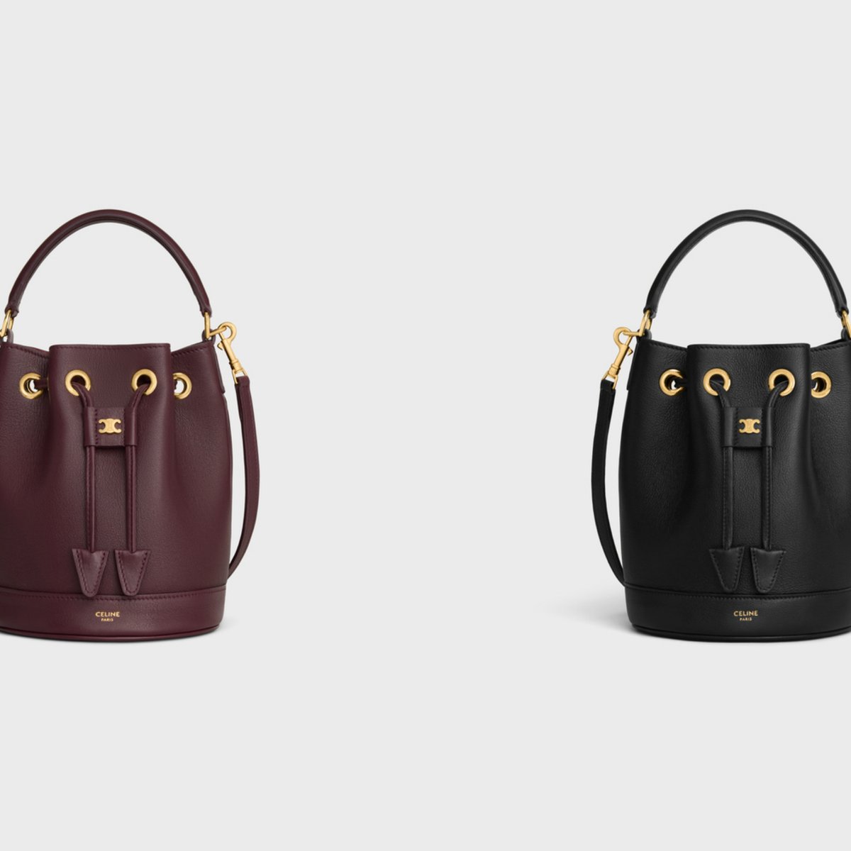 CELINE パーティーバッグ ブラック セリーヌ ショルダーバッグ クロード トリオンフ ミニバッグ