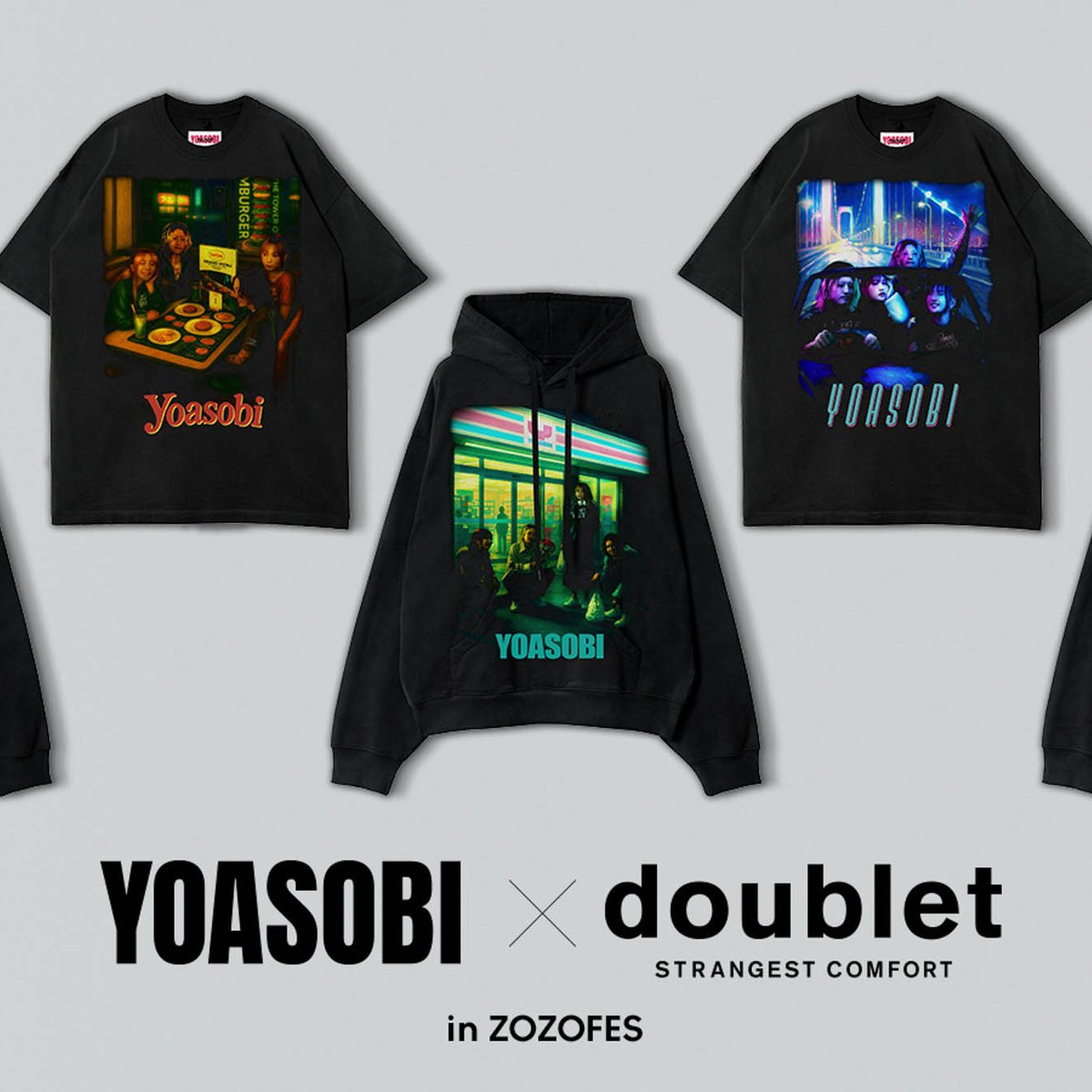 K*i様 YOASOBI x DOUBLETダブレットTシャツ ゾゾフェス　ファ K*i様 YOASOBI x DOUBLETダブレットTシャツ ゾゾフェス ファ YOASOBIが