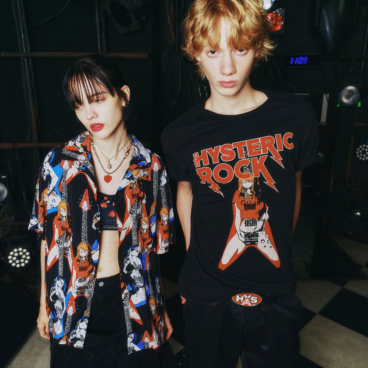 レア希少【美品】ヒステリックグラマー PUNK OMG総柄ワンピース ヒスガール レア希少【美品】ヒステリックグラマー PUNK OMG総柄ワンピース