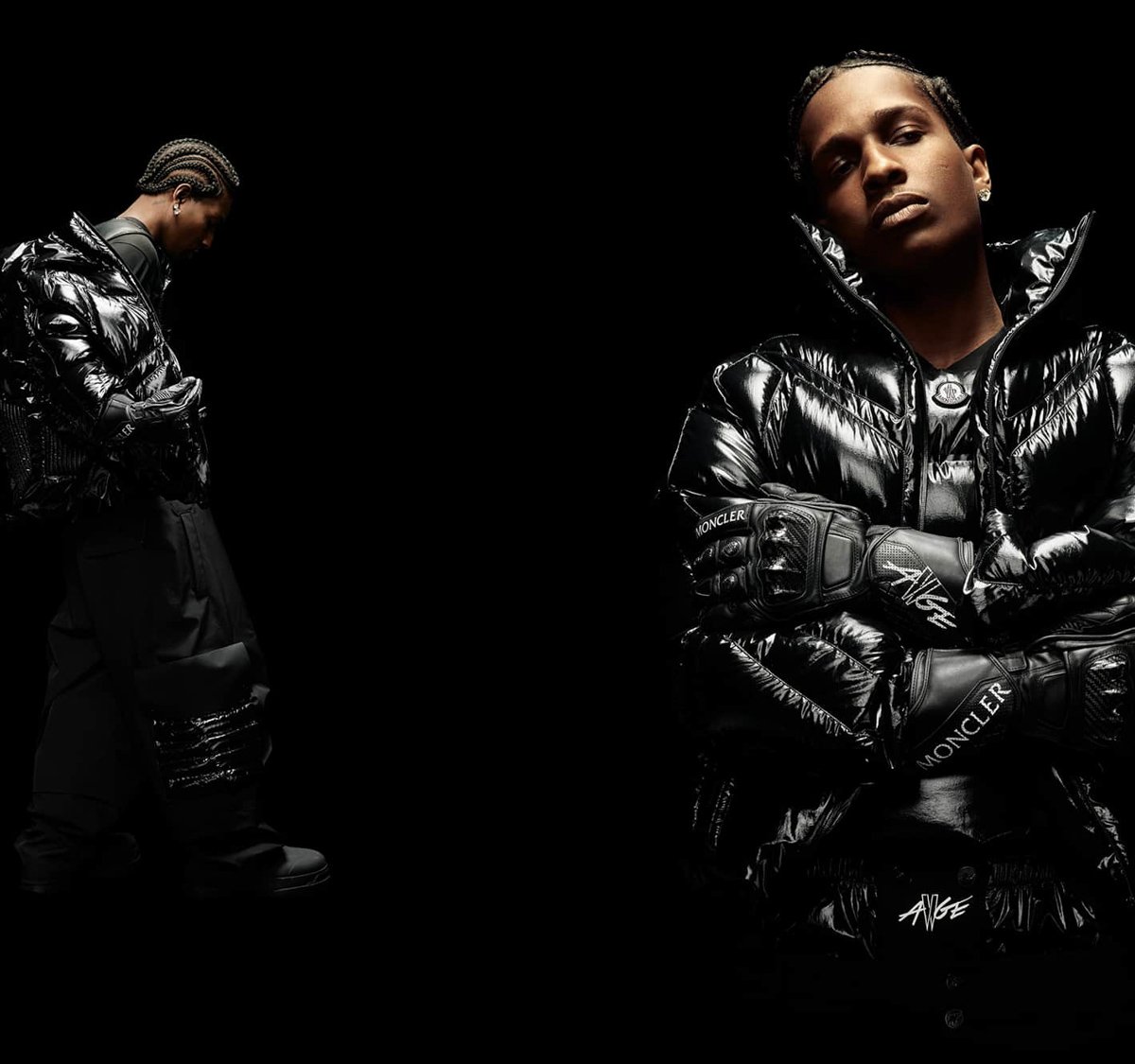 モンクレール × エイサップ・ロッキー、ニューアルバムのデザインを配