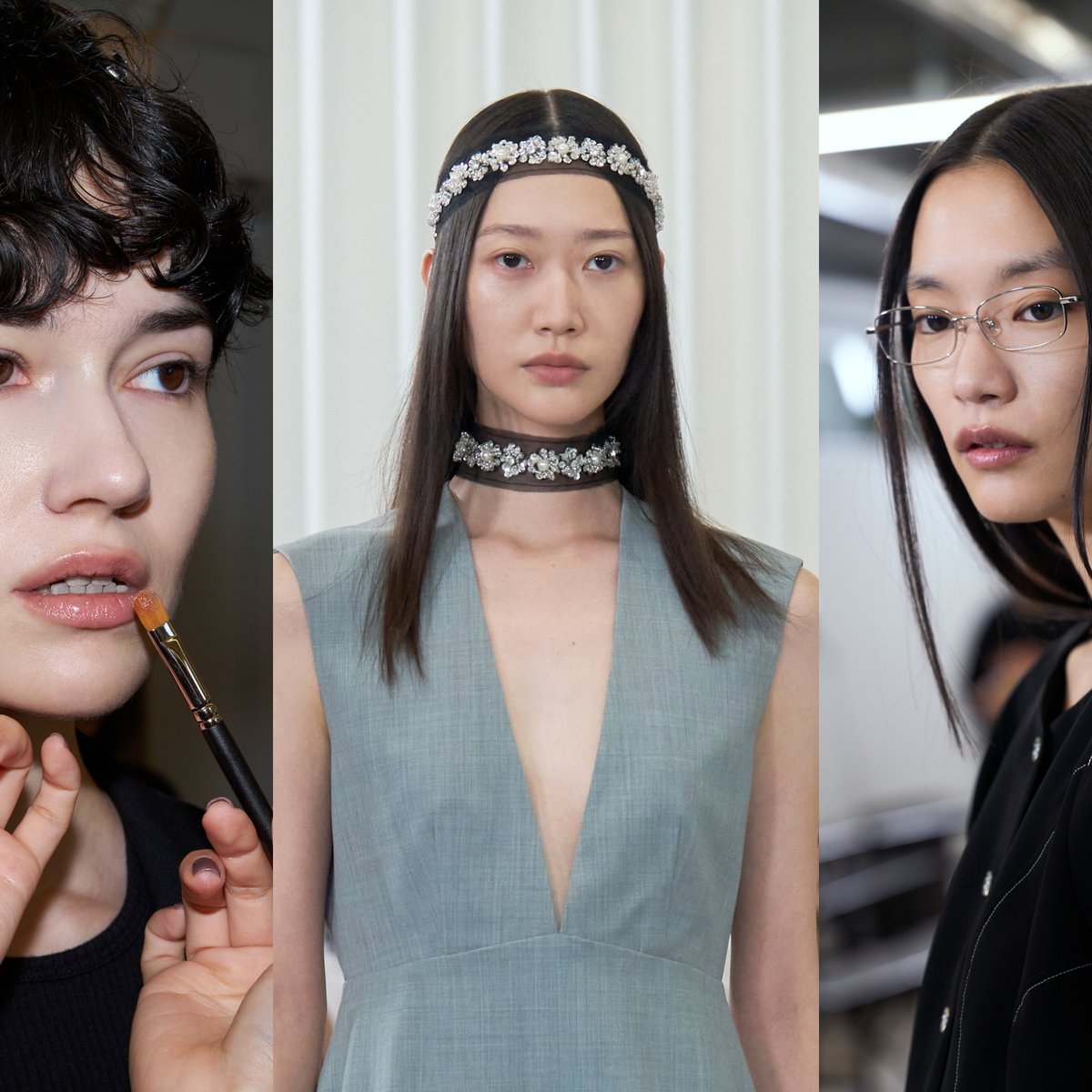 バックステージ】 「AKIKOAOKI」26SSコレクションのヘアメイクをレポート