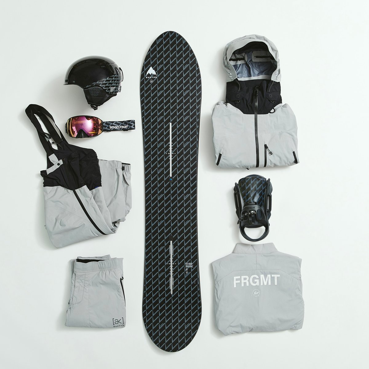 FRAGMENT BurtonGORE-TEX Pro3L藤原ヒロシフラグメント バートンとフラグメントがコラボ 藤原ヒロシのスノーボード愛を