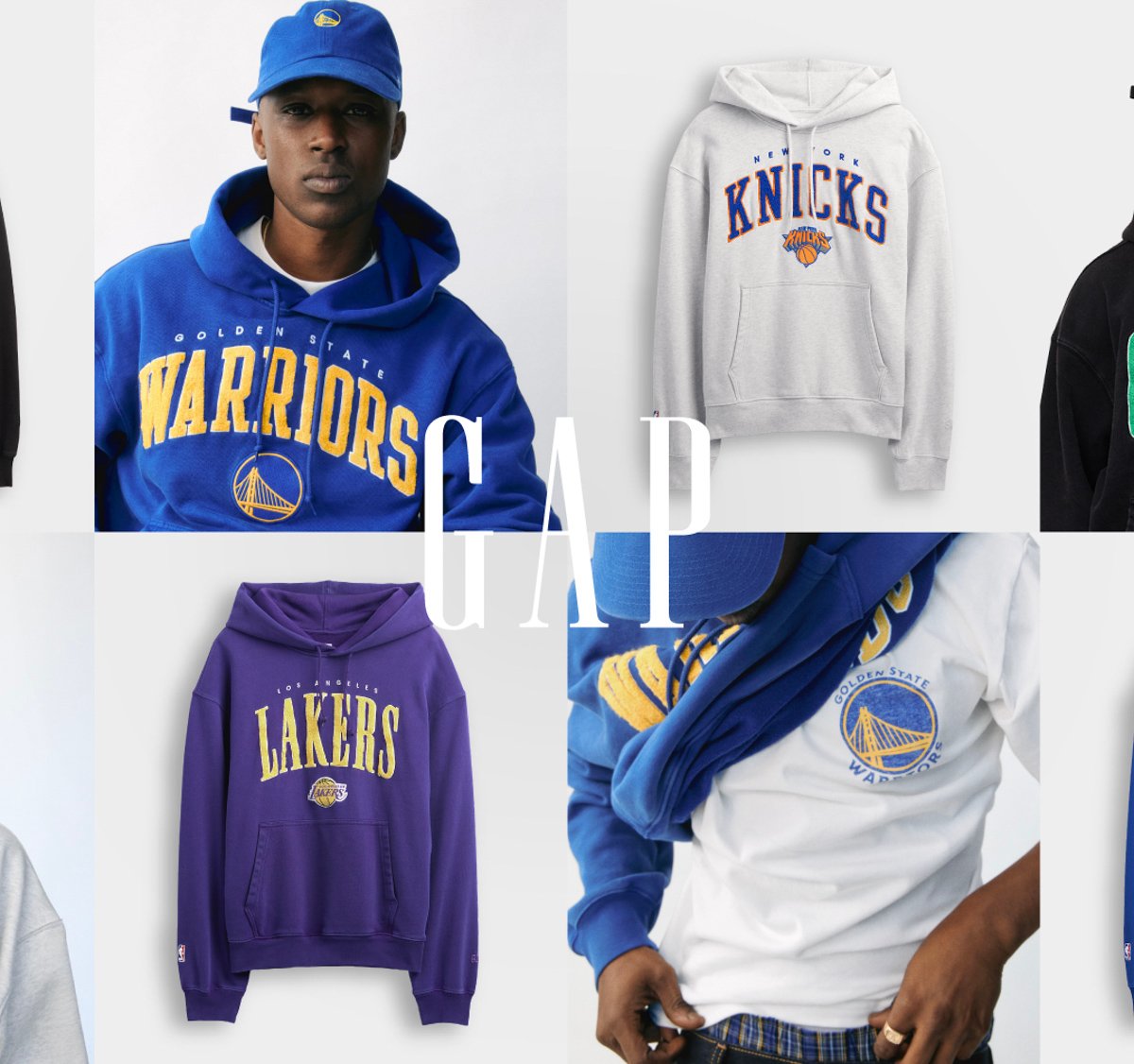 ギャップがNBAとコラボ ウォリアーズなど各チームロゴをデザインした