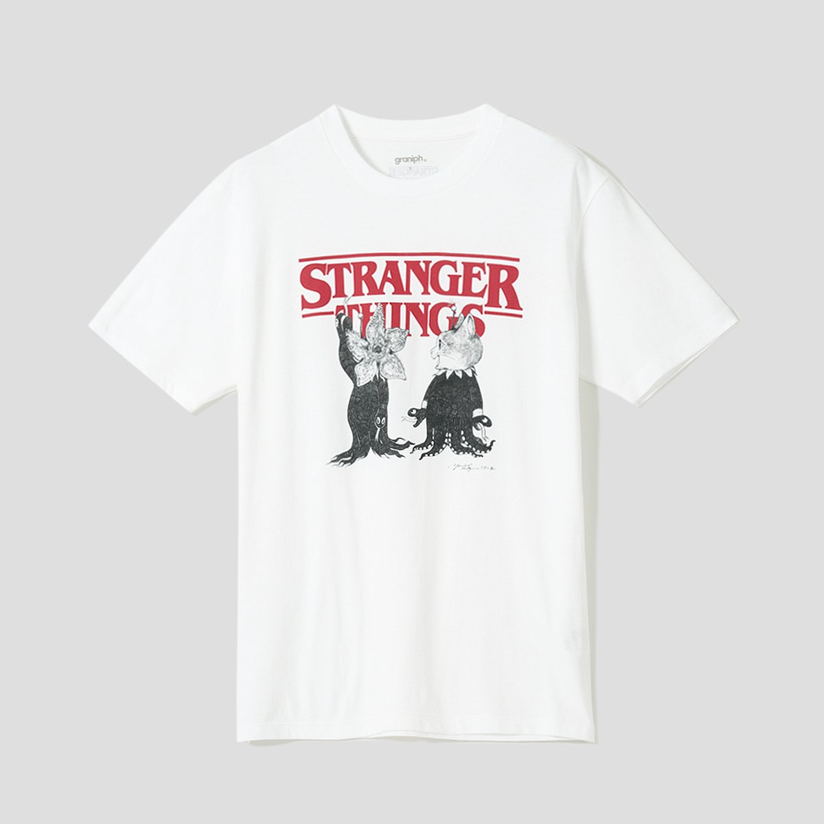 新品 グラニフ ヒグチユウコ ストレンジャーシングス Tシャツ 2枚セット SS グラニフ ヒグチユウコ ストレンジャーシングス コラボ Tシャツ 2枚