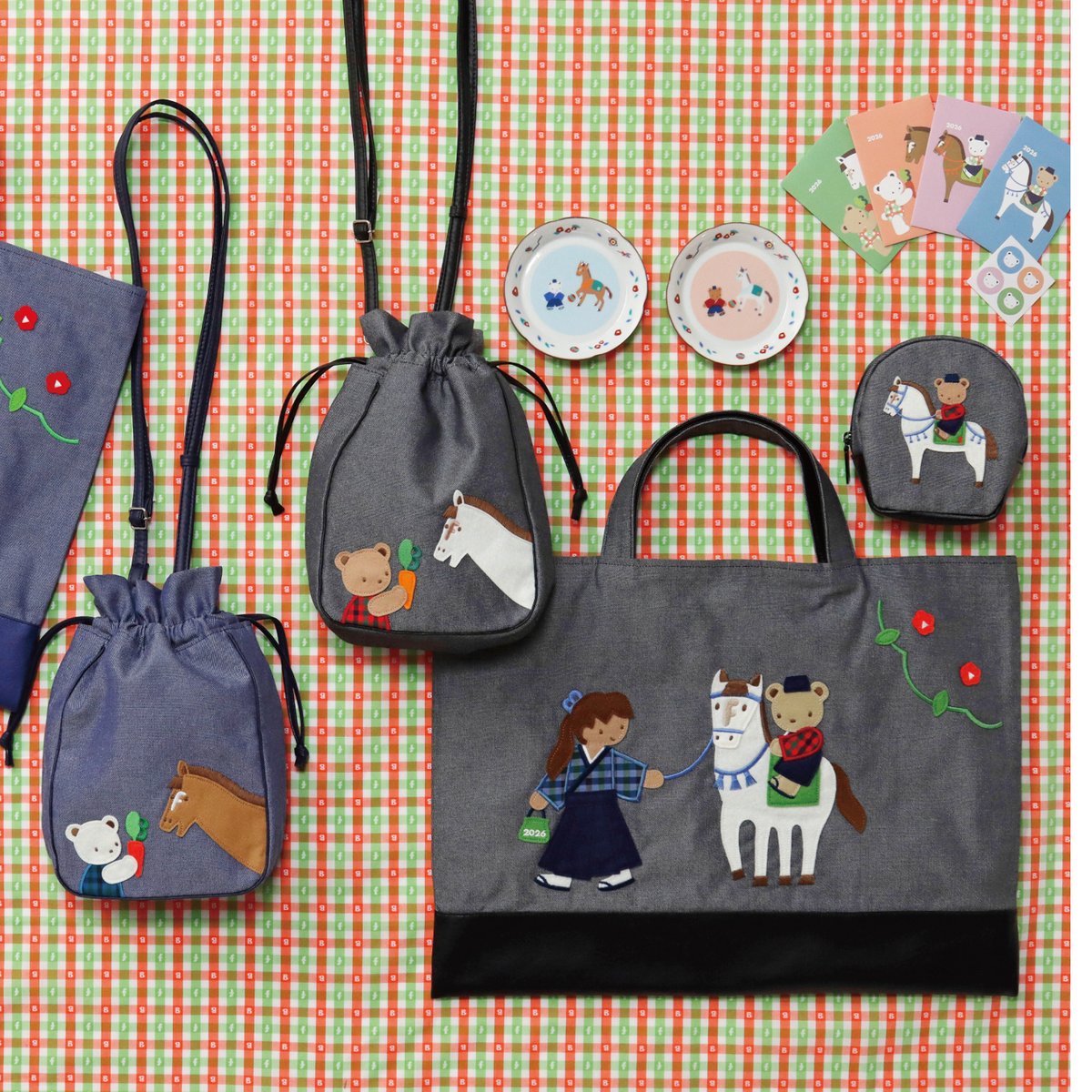 【最終お値下げ】ファミリア✖️ビームス午年 2026 ビームス ジャパン × ファミリア、2026年の干支「午」をモチーフにした