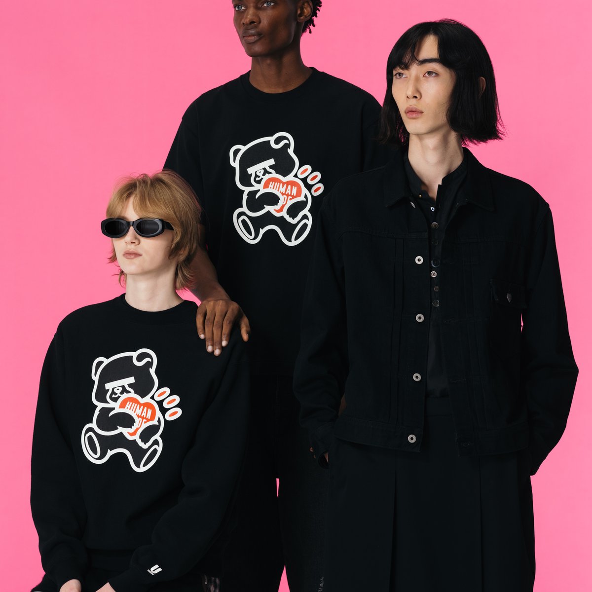 早い物勝ち! 美品UNDERCOVER ×HumanMadeコラボ アンダーカバーがヒューマン メイドとコラボ デニムジャケットや