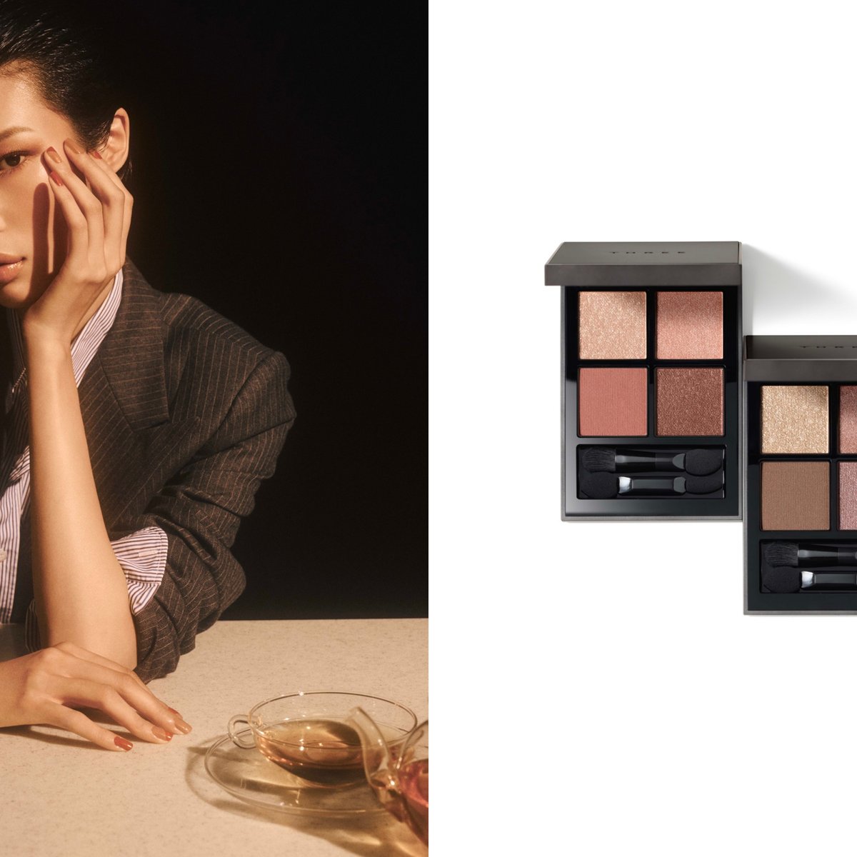 2026年春コスメ】THREE：ゆらめく湯気と紅茶の深みを表現したニュー