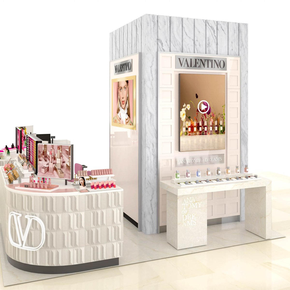 ヴァレンティノ ビューティ」が伊勢丹新宿店にオープン フレグランス