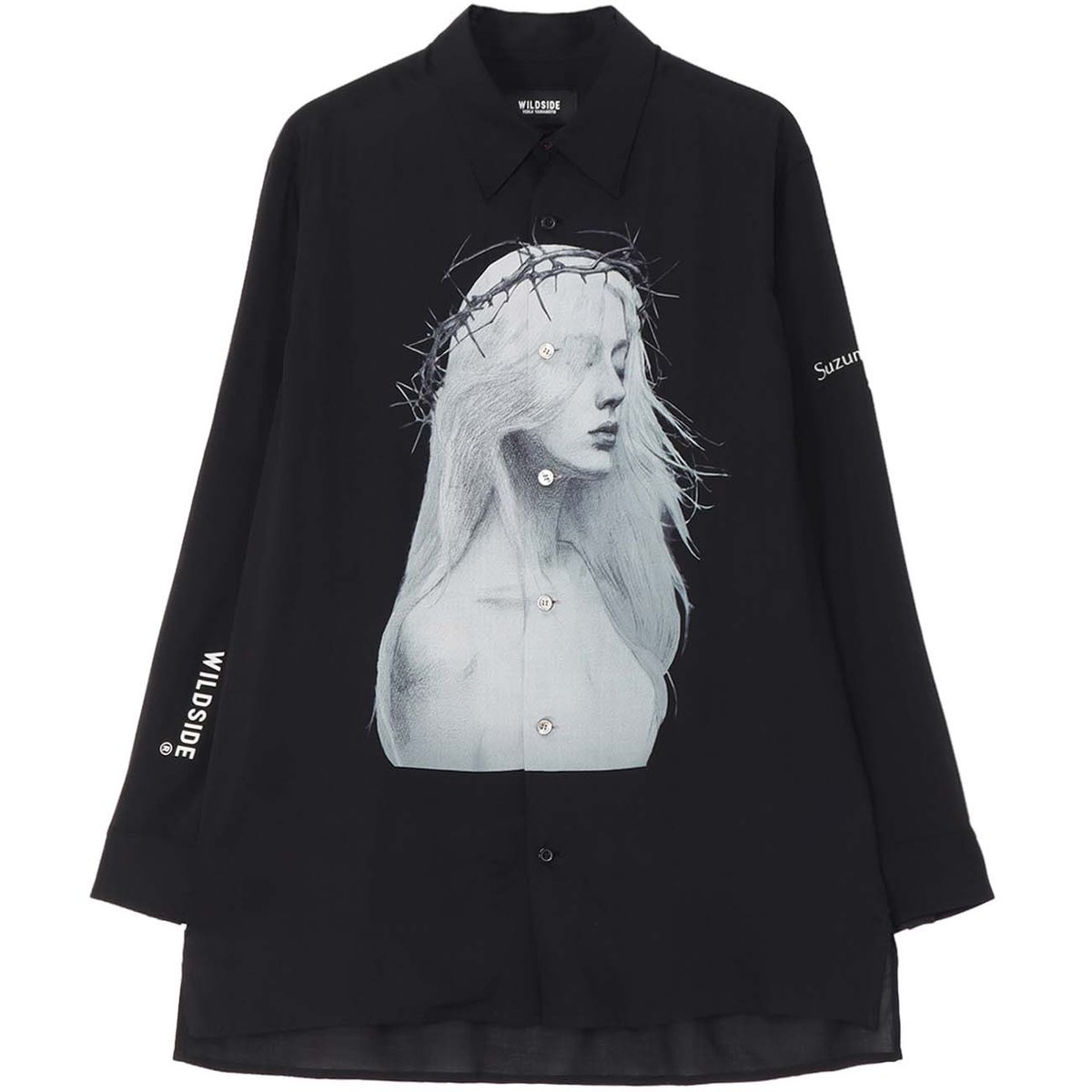 貴重 ヨウジヤマモト 内田すずめコラボ シャツ ワイルドサイド ヨウジヤマモトが内田すずめとのコラボコレクションを