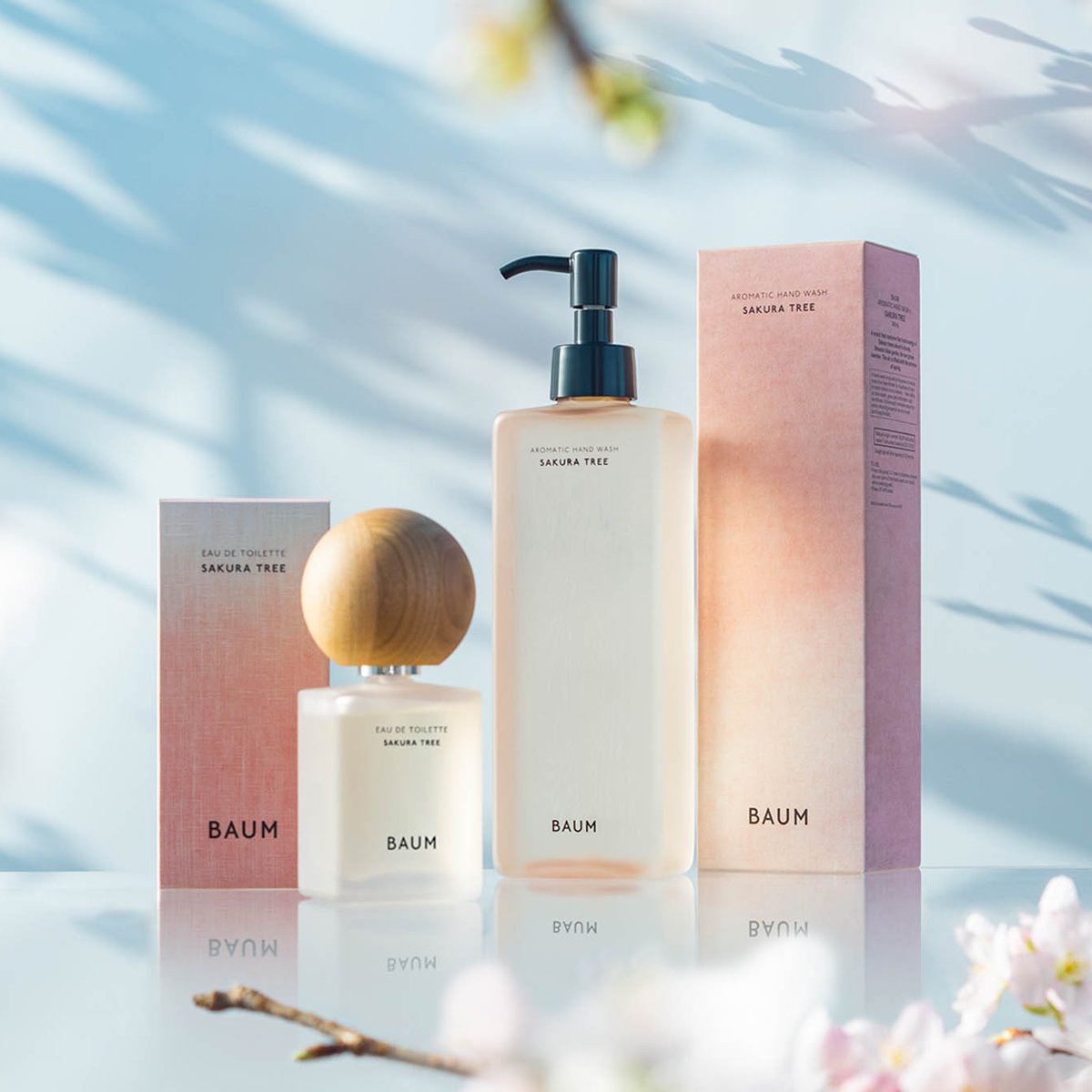 桜の蕾が花開く瞬間をフレグランスに バウムが「サクラツリー」の香り