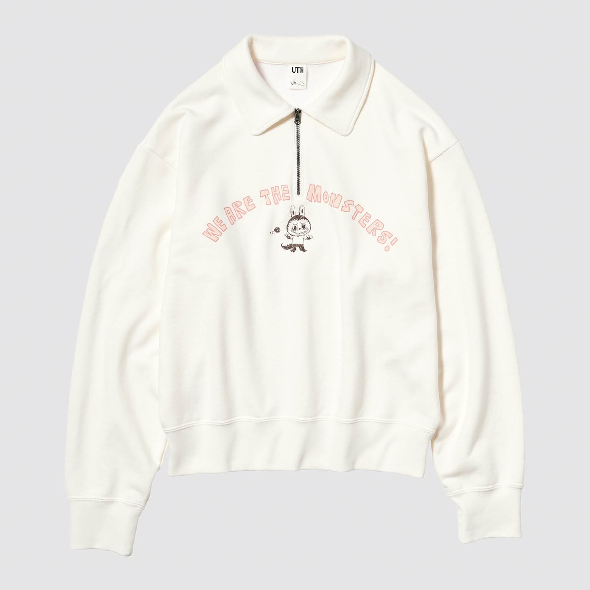 ユニクロUT × ザ・モンスターズ新作 ラブブをプリントしたハーフジップ