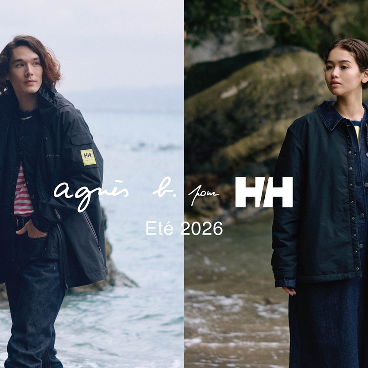 アニエスベー × ヘリーハンセン第3弾 環境に配慮した素材を使用