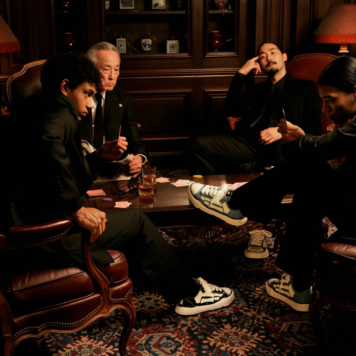 アミリ × メゾン ミハラヤスヒロ第2弾が発売 新色「ブルー」を追加