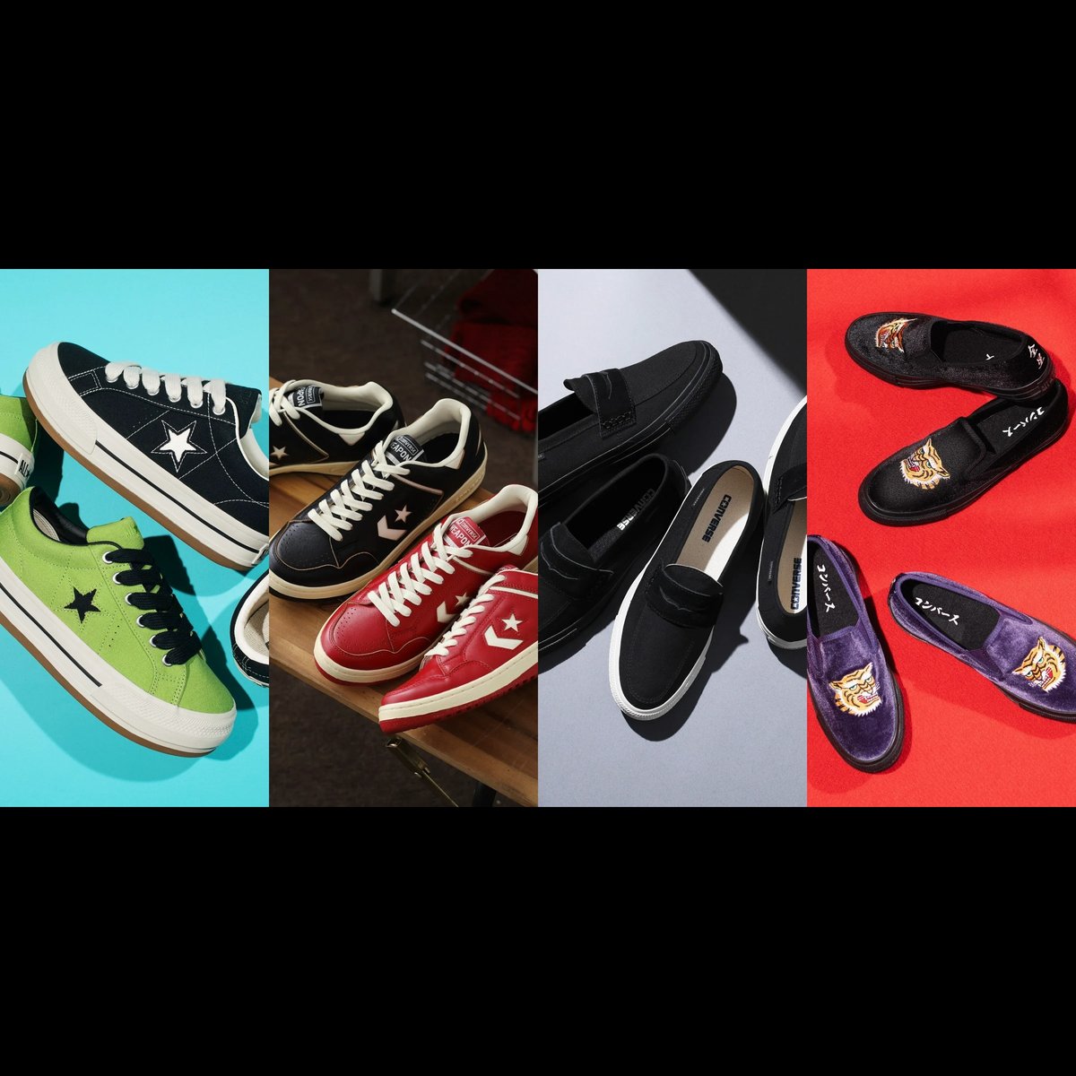 コンバース スニーカーローファー CONVERSE ALL STAR CHUNK LOAFER BLACKMONOCHROME コンバース