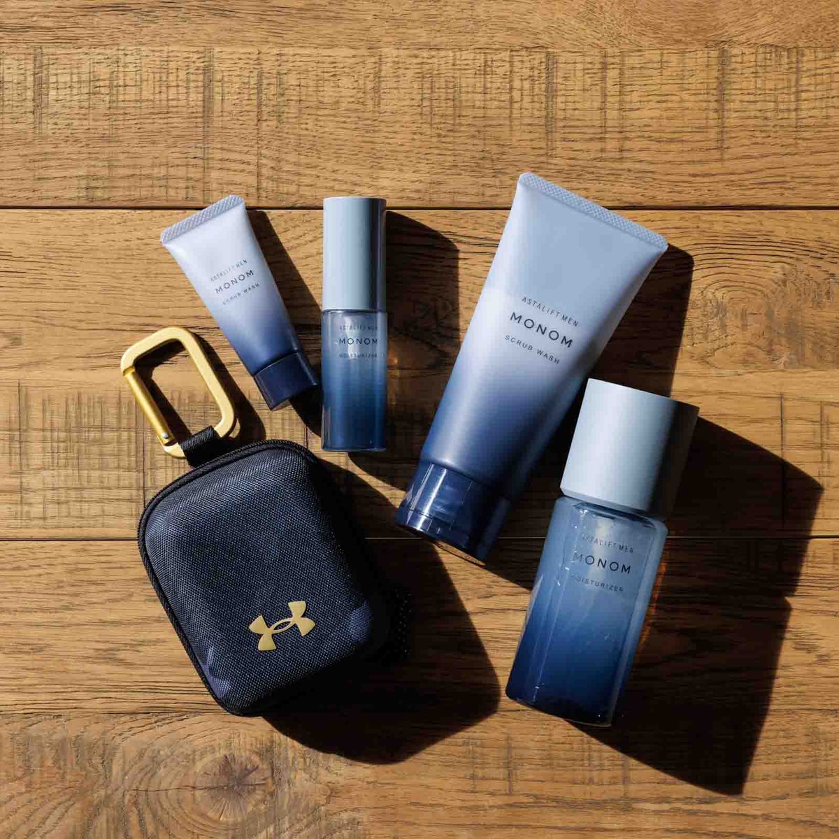 ARMOUR UNDER × MONOM MEN ASTALIFT セット ギフトセット スキンケア メンズ メン） MEN（アスタリフト ASTALIFT ボディ・フェイスケア
