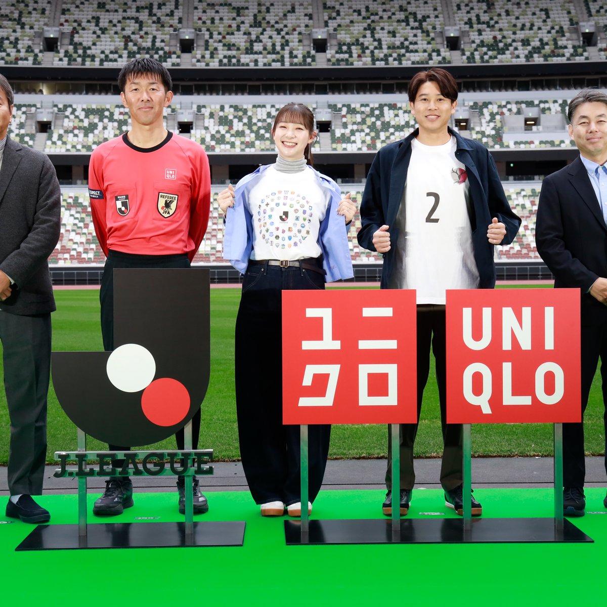 ユニクロがJリーグと包括パートナーシップ 元日本代表、内田篤人が登壇