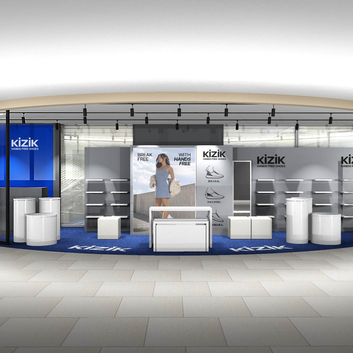 ハンズフリーシューズ「キジック」がGINZA SIXでポップアップを開催