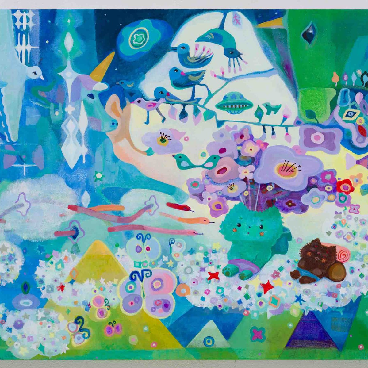 カイカイキキギャラリーが坂知夏の大型個展を開催 新作16作品を展示