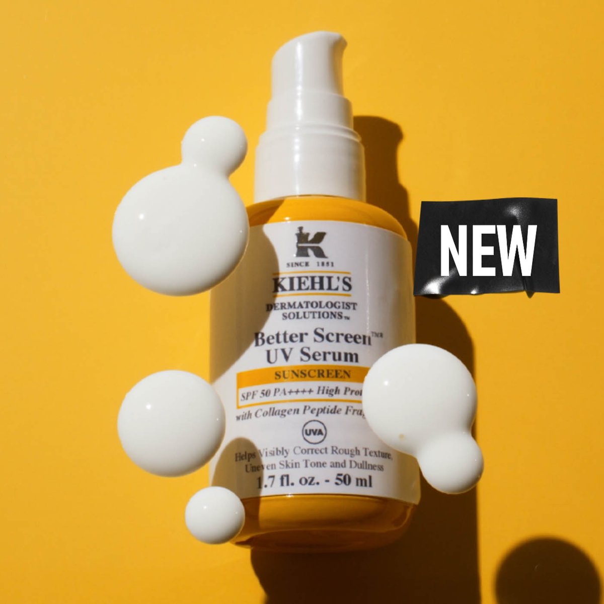 キールズ」が新日やけ止め美容液を発売 日中の肌環境にもアプローチ