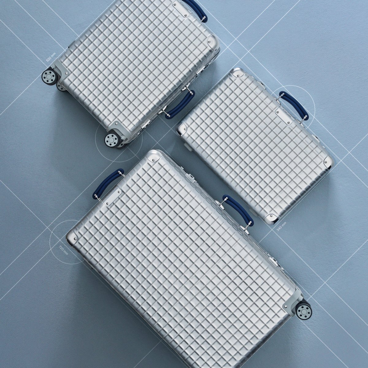 リモワが1969年のアーカイヴに着想を得た「Classic Aluminium Grid
