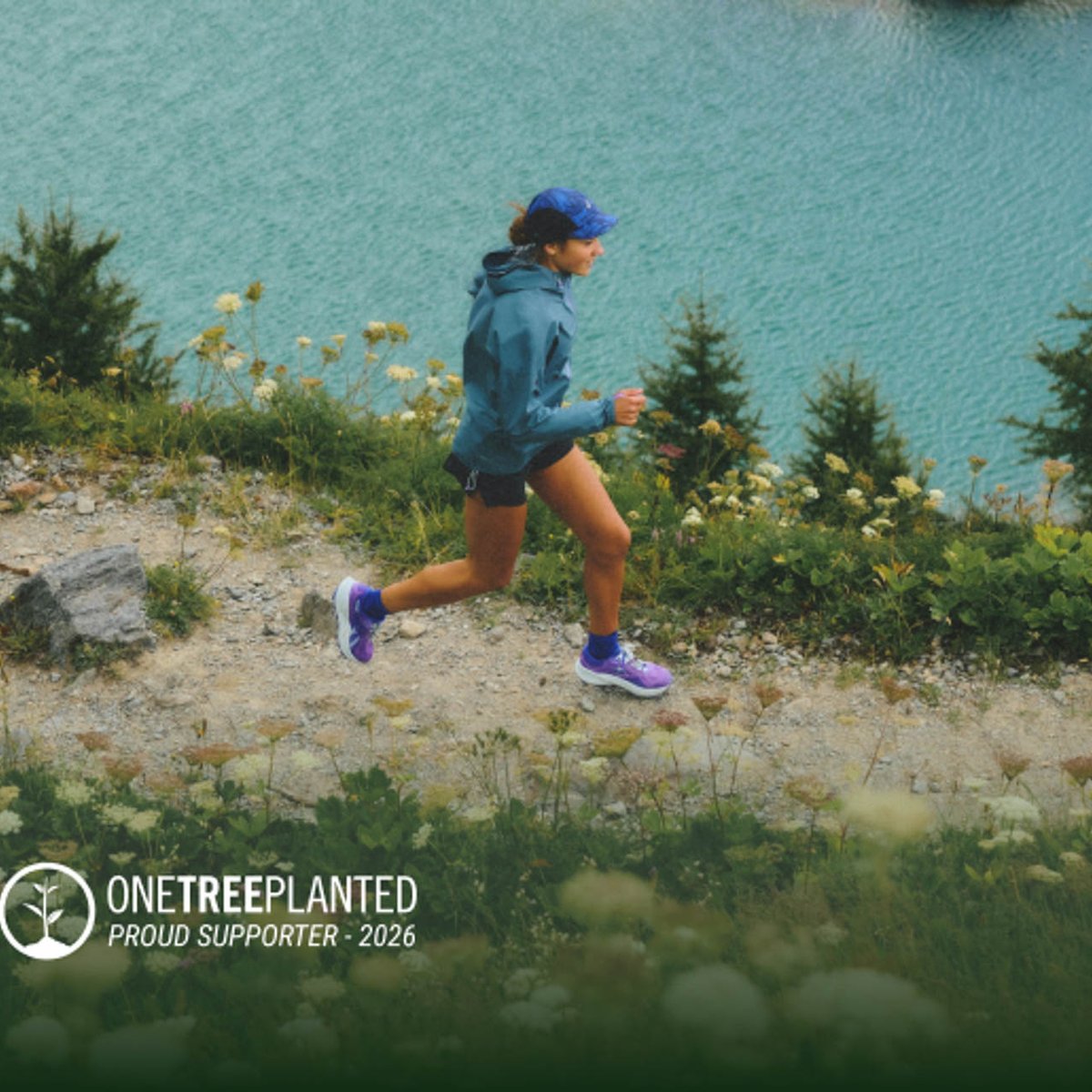 アシックス、ランニングなど5kmで1本の植樹ができるチャレンジ