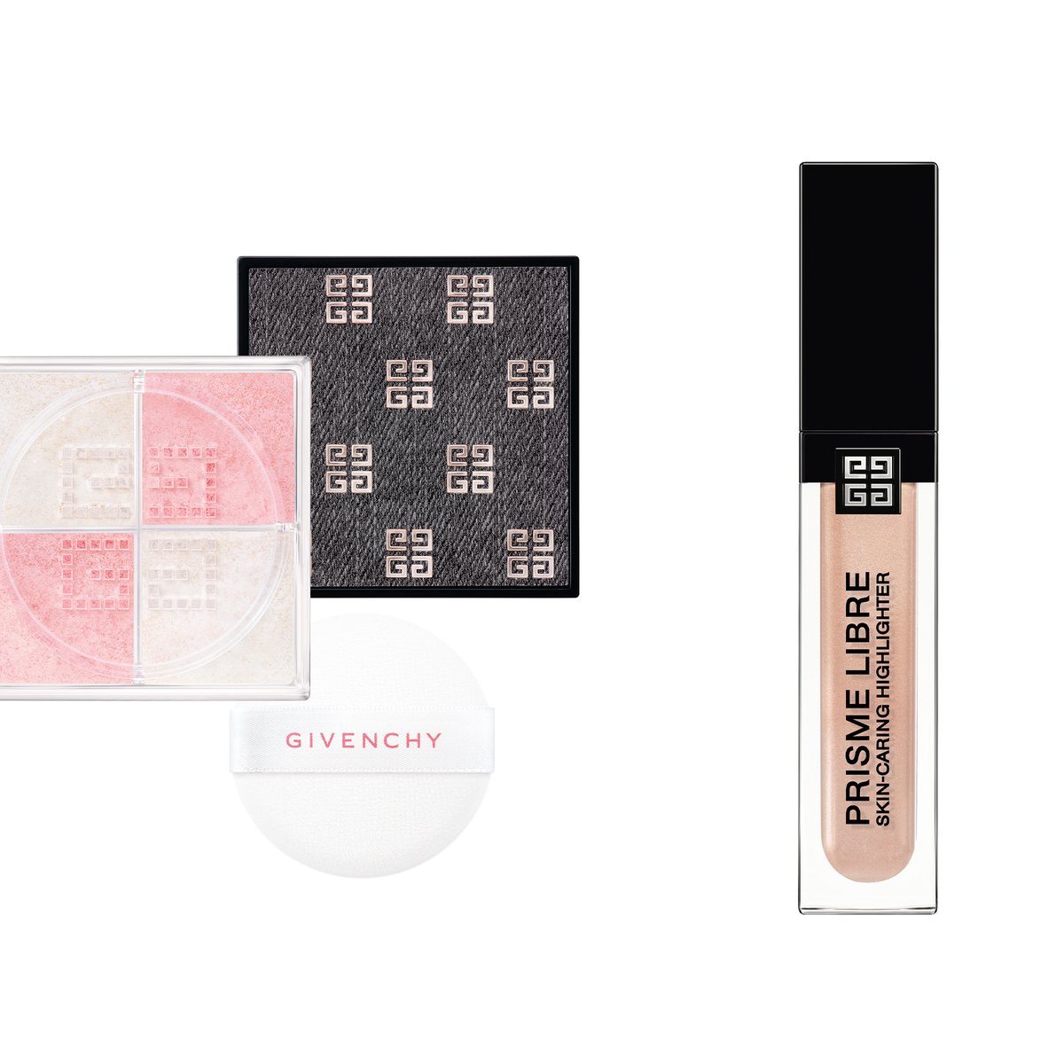 ★新品★GIVENCHY ハイライター＋各使用ファンデ2個＋UVコンパクト ジバンシイ」が人気のハイライターを復刻発売 ルースとリキッドの2