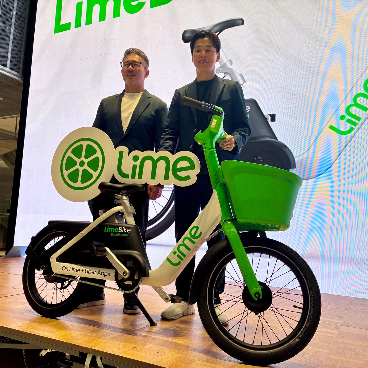 ブリヂストン電動アシスト自転車 ライムグリーン 電動キックボード大手ライムの電動自転車が日本上陸、アジア初