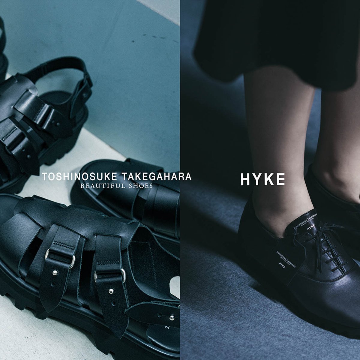 TOSHINOSUKE TAKEGAHARA　ビューティフルシューズ　24cm ハイク × ビューティフル・シューズ、バレエシューズから着想した