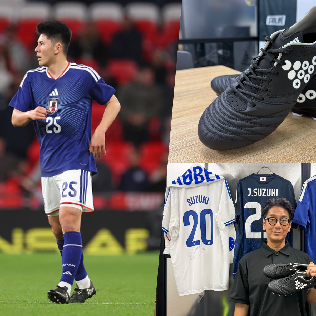 元日本代表岩波選手　実使用支給品 スパイク W杯で話題の日本発スパイク サッカーとファッションを愛する「スボルメ