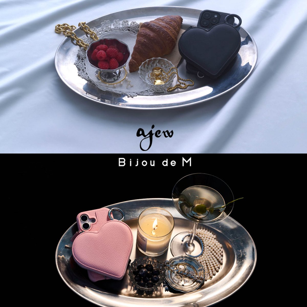 ajew Bijou de M iPhone 16 ケース　MagSafe対応 エジューから初のMagSafe対応iPhoneケースが登場 ビジュードエムとコラボ
