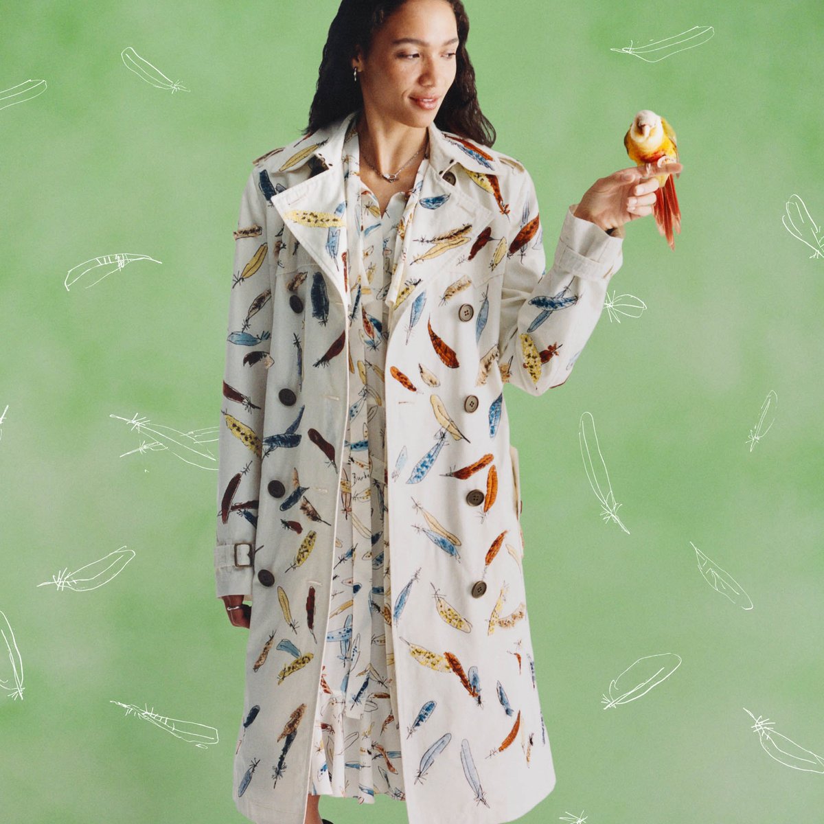 サユリニシクボ 原画 Burberry バーバリー 2019collection バーバリーが英イラストレーター サー・クエンティン・ブレイクと