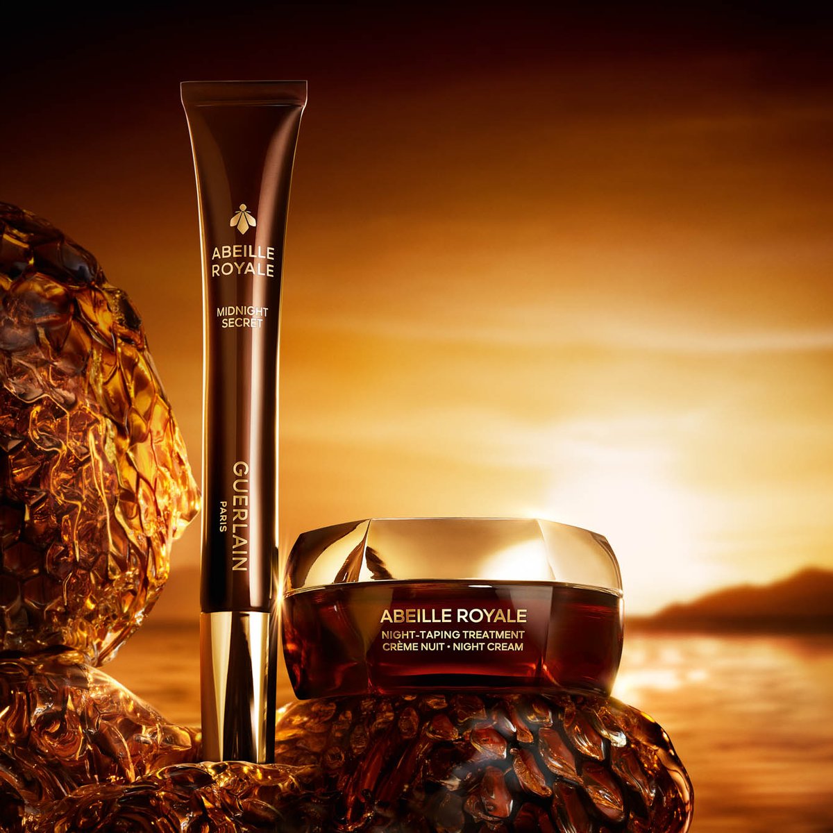 ゲラン」がアベイユ ロイヤルからナイトケアアイテム発売 新