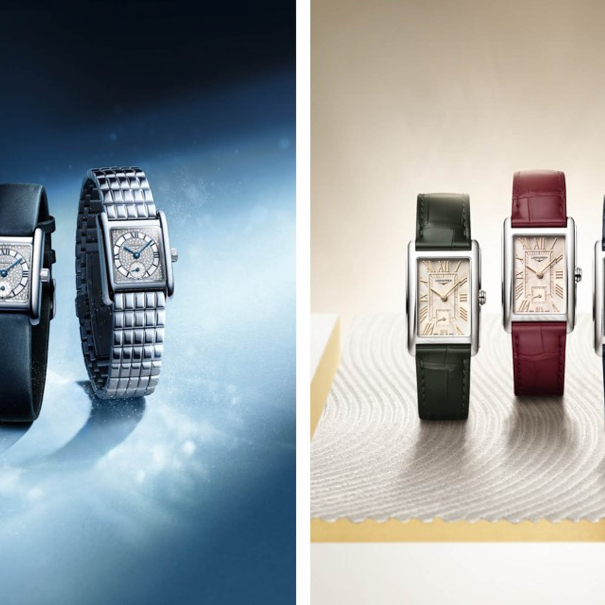 LONGINES メンズ ダイヤモンドドルチェヴィータ ロンジン「ミニ ドルチェヴィータ」からダイヤモンドを敷き詰めた新モデル
