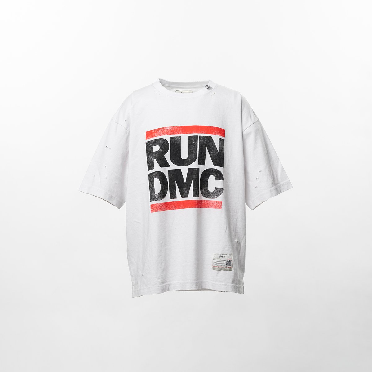 00s メキシコ製　ALSTYLE RUN DMC ミュージックTシャツ　グレー メゾン ミハラ ヤスヒロ 、ラン・ディーエムシーにフォーカスしたT