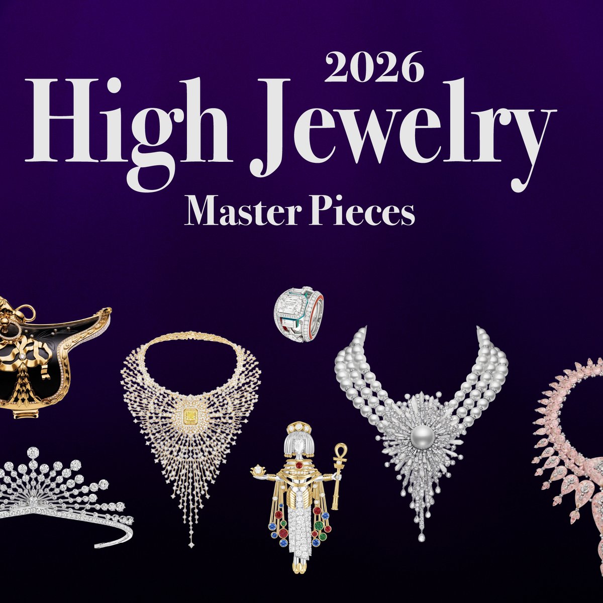 まとう芸術、魅惑の工芸——2026最新ハイジュエリー 7メゾン至高の